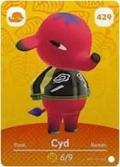 Animal Crossing Genuine Official Amiibo Card Cyd 429 jeux video game-x