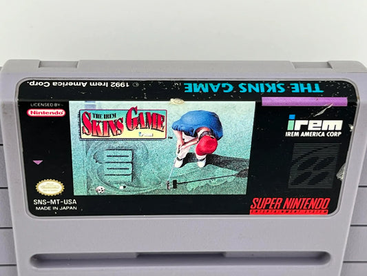 THE IREM SKINS GAME SUPER NINTENDO SNES