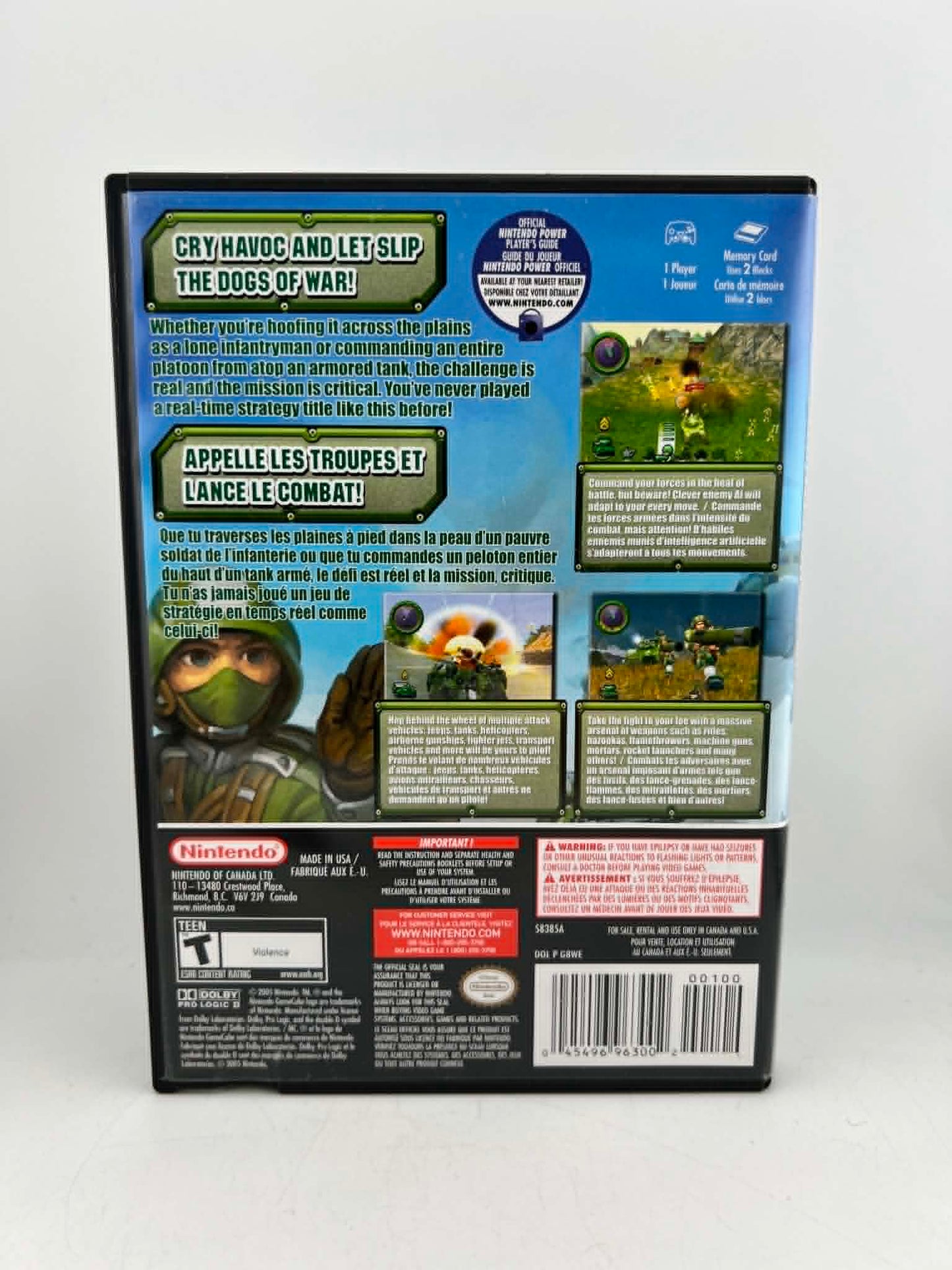 Battalion Wars Nintendo GameCube NGC
