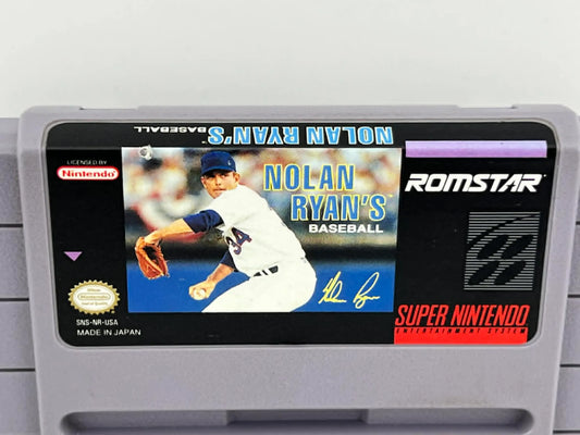 NOLAN RYAN'S BASEBALL SUPER NINTENDO SNES