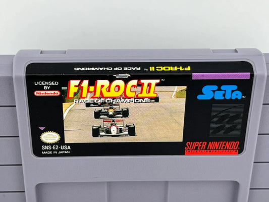 F1 ROC II 2 RACE OF CHAMPIONS SUPER NINTENDO SNES