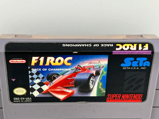 F1 ROC: RACE OF CHAMPIONS SUPER NINTENDO SNES