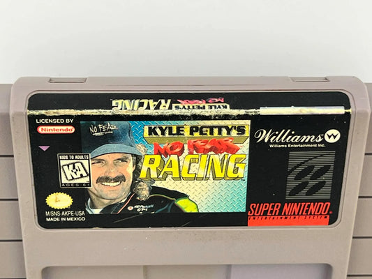 Kyle Petty's No Fear Racing super nintendo snes