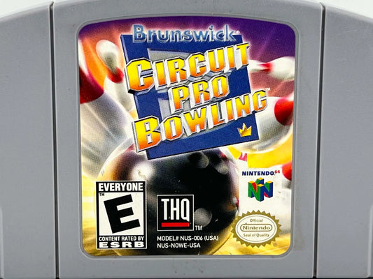 BRUNSWICK CIRCUIT PRO BOWLING NINTENDO 64 N64