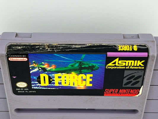 D-Force Super Nintendo SNES