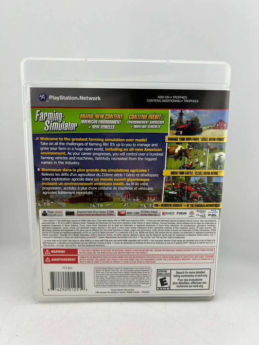 Farming Simulator Playstation 3 PS3