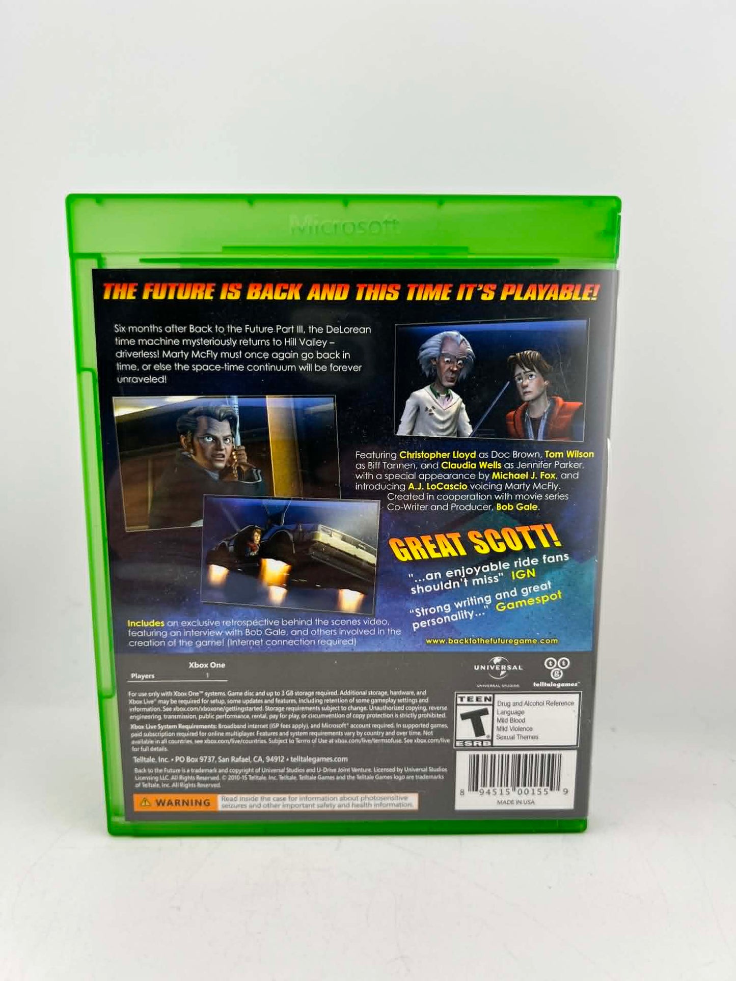 Back to the Future: The Game 30th Anniversary Xbox One Xone