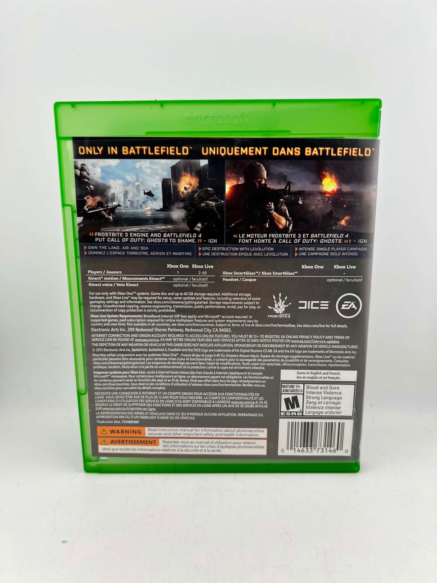 Battlefield 4 Xbox One Xone
