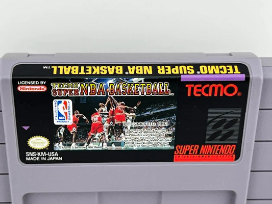 TECMO SUPER NBA BASKETBALL (SUPER NINTENDO SNES)