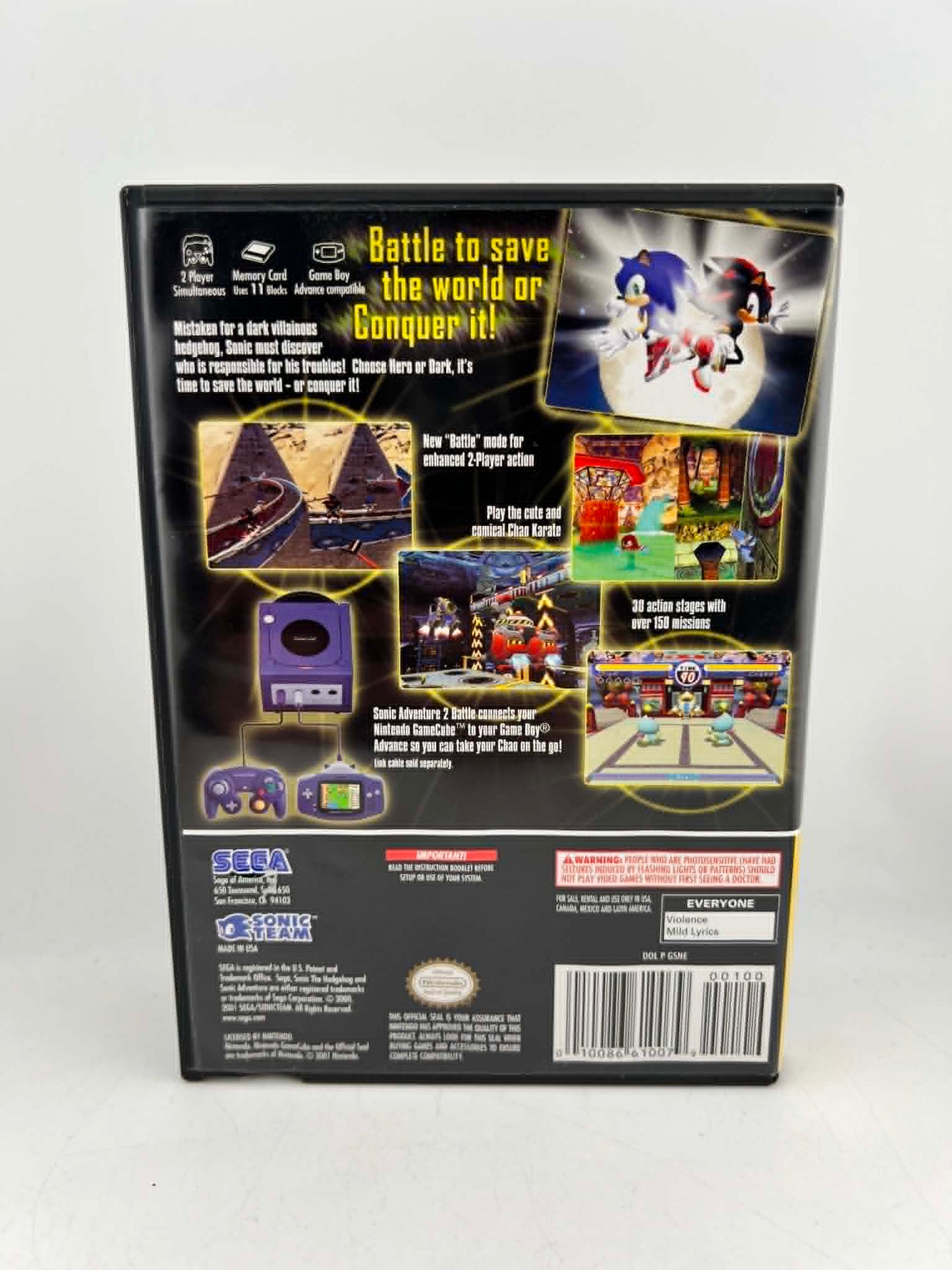 Sonic Adventure 2: Battle Player’s Choice Nintendo GameCube NGC