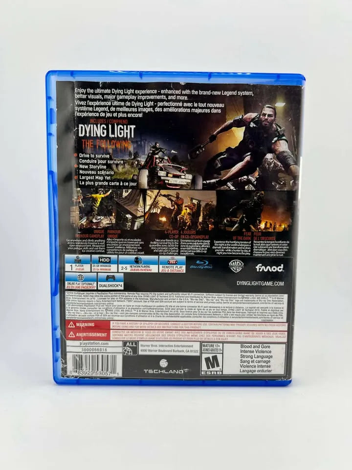 Dying Light The Following Enhanced Edition Playstation 4 PS4