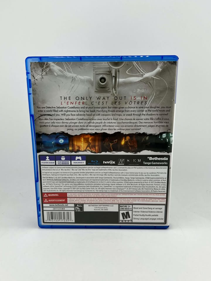 EL MAL INTERIOR 2 PLAYSTATION 4 PS4