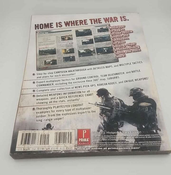Homefront Prima Strategy Guide Prima