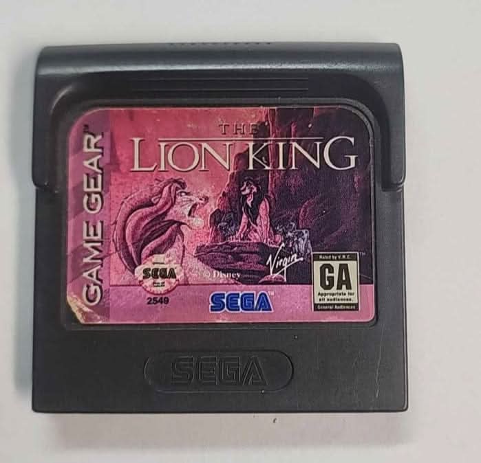 THE LION KING SEGA GAME GEAR SGG jeux video game-x