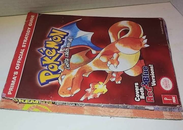 Pokemon Red And Blue Prima Strategy Guide jeux video game-x