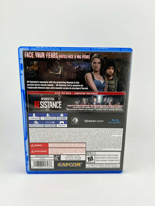 Resident Evil 3 Playstation 4 PS4
