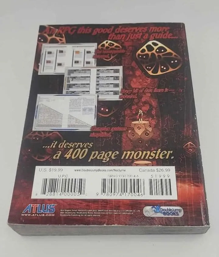 Shin Megami Tensei: Nocturne DoubleJump Strategy Guide jeux video game-x