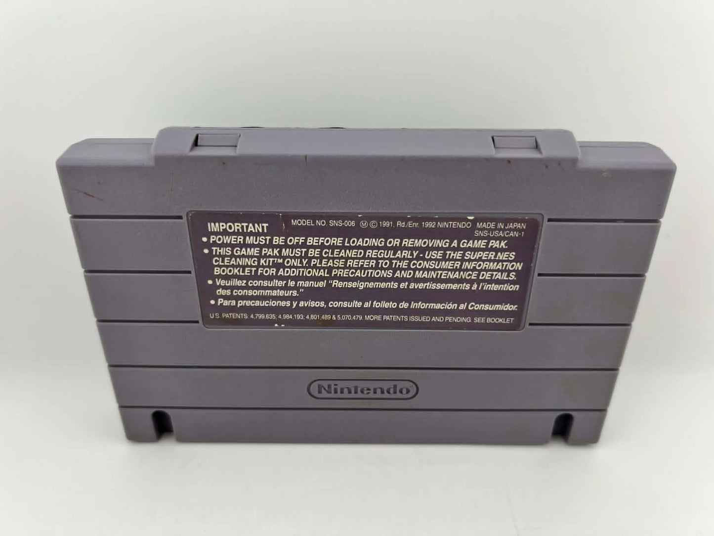 Flashback The Quest for Identity Super Nintendo SNES