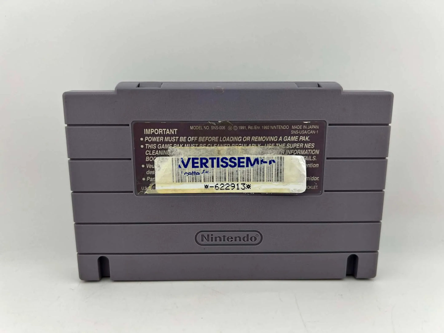 TOMMY MOE'S WINTER EXTREME: SKIING & SNOWBOARDING SUPER NINTENDO SNES