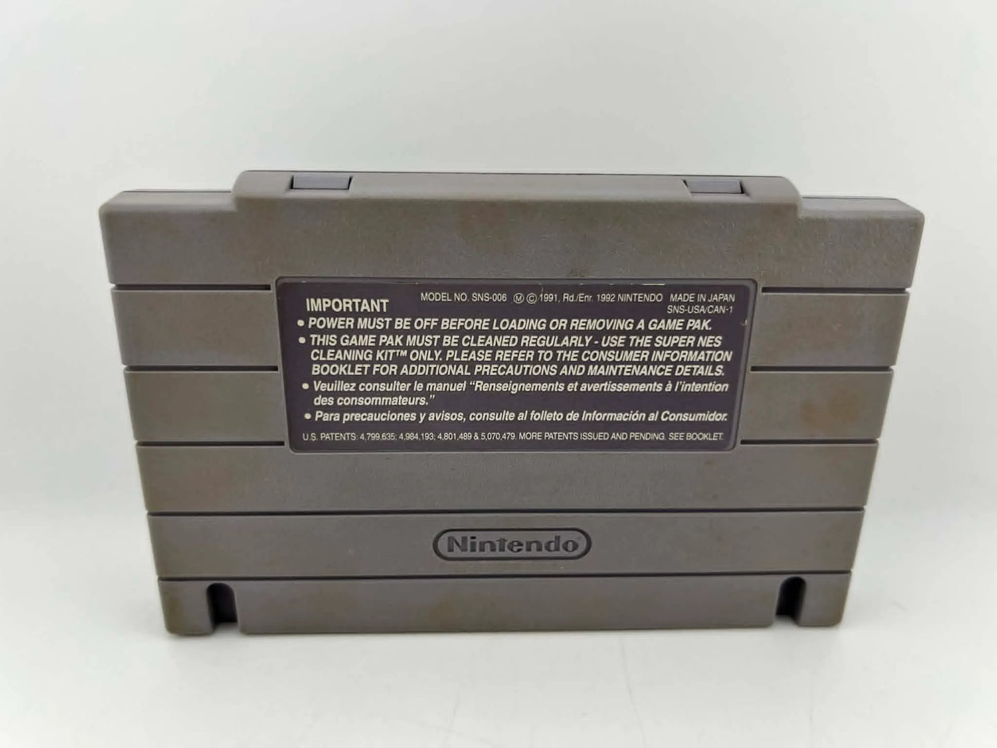 Run Saber Super Nintendo Snes