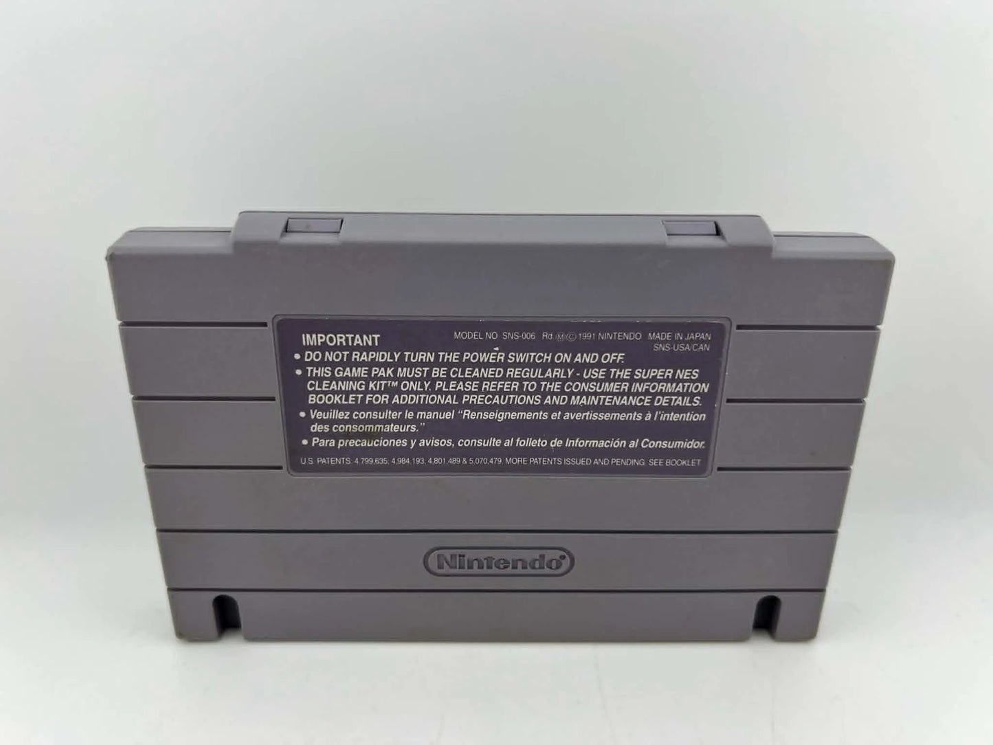 SUPER SOCCER SUPER NINTENDO SNES
