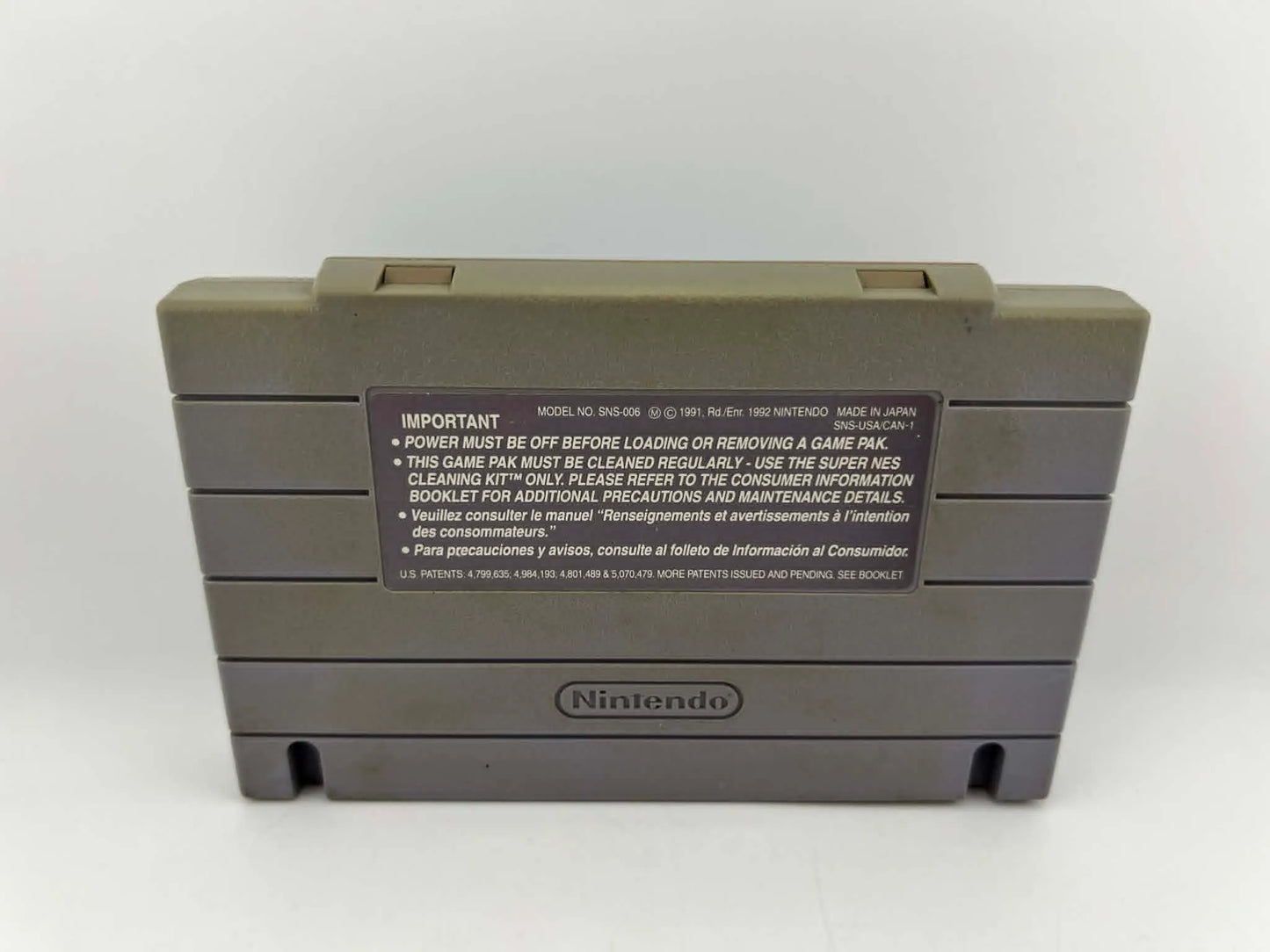 CYBERNATOR SUPER NINTENDO SNES