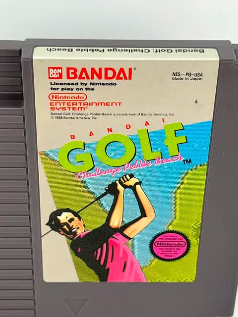 Bandai Golf Challenge At Pebble Beach Nintendo Nes