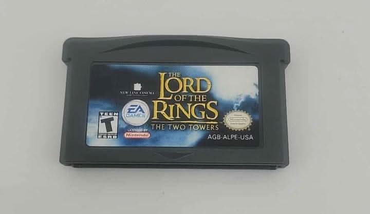 The Lord of the Rings Two Towers Game Boy Advance GBA wb game