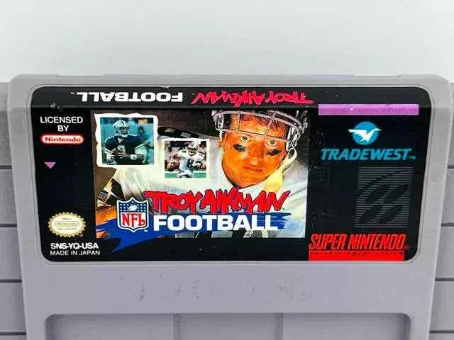 Troy Aikman NFL Football Super Nintendo SNES