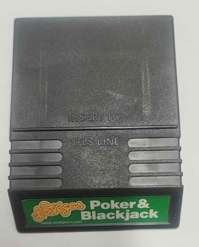 LAS VEGAS POKER & BLACKJACK INTELLIVISION INTEL jeux video game-x