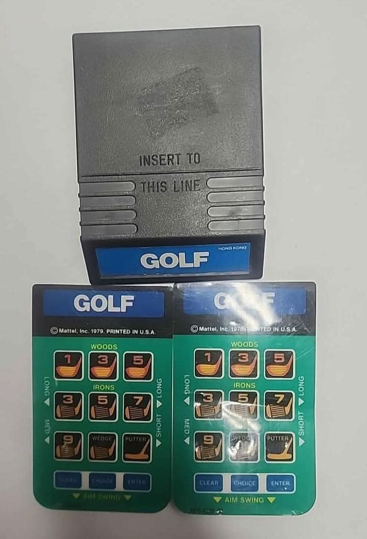 GOLF (INTELLIVISION INTEL) jeux video game-x