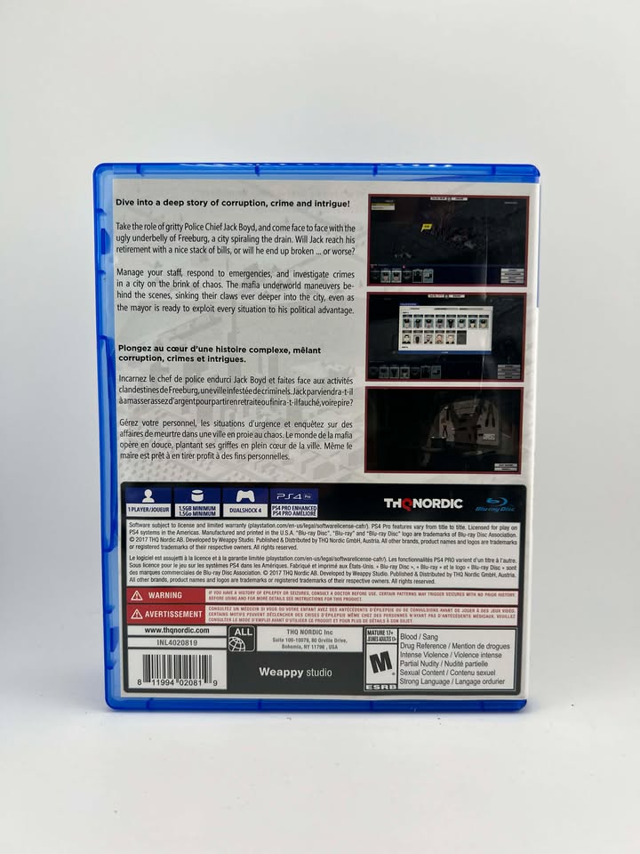 THIS IS THE POLICE PLAYSTATION 4 PS4