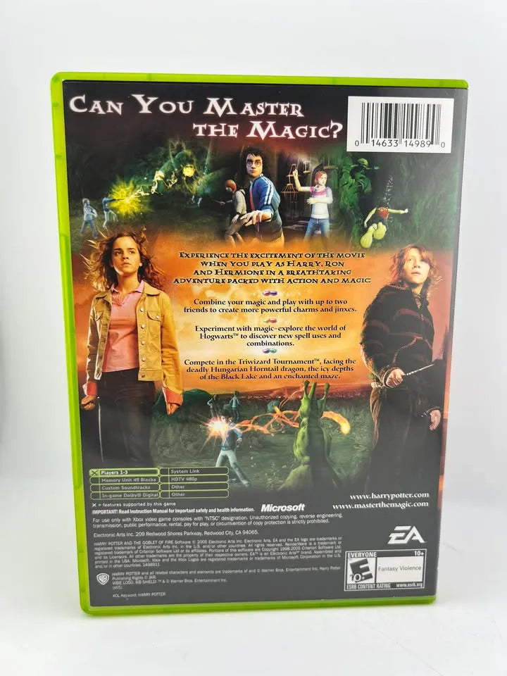 HARRY POTTER AND THE GOBLET OF FIRE XBOX