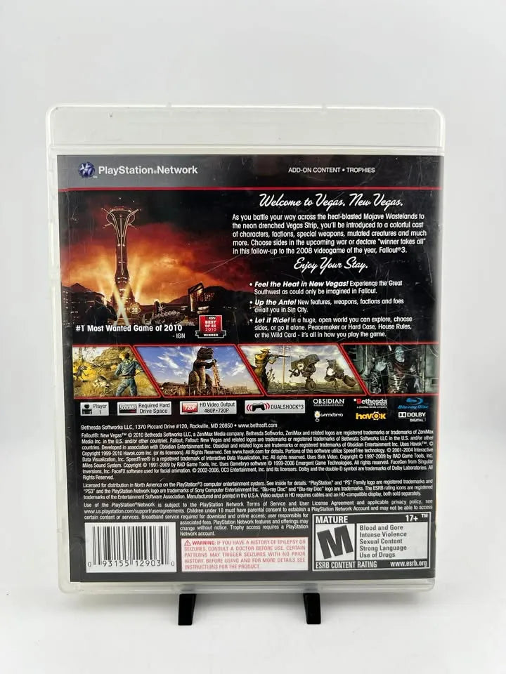 FALLOUT: NEW VEGAS PLAYSTATION 3 PS3
