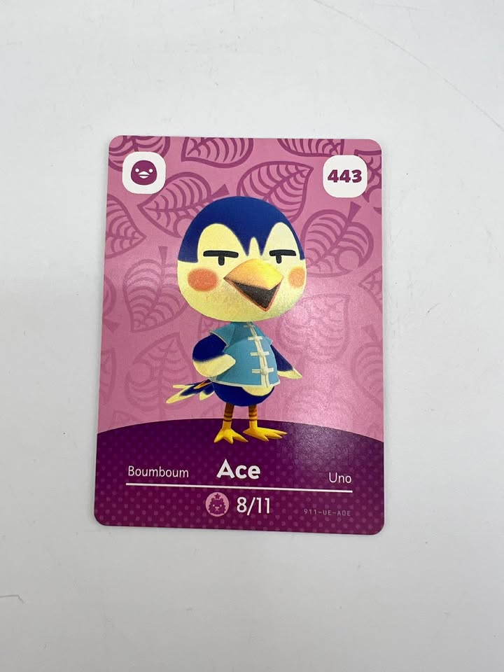 Ace #443 Animal Crossing Series 5 Amiibo Cards