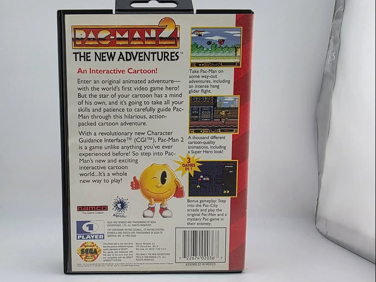 Pac-man 2 The New Adventures Sega Genesis SG