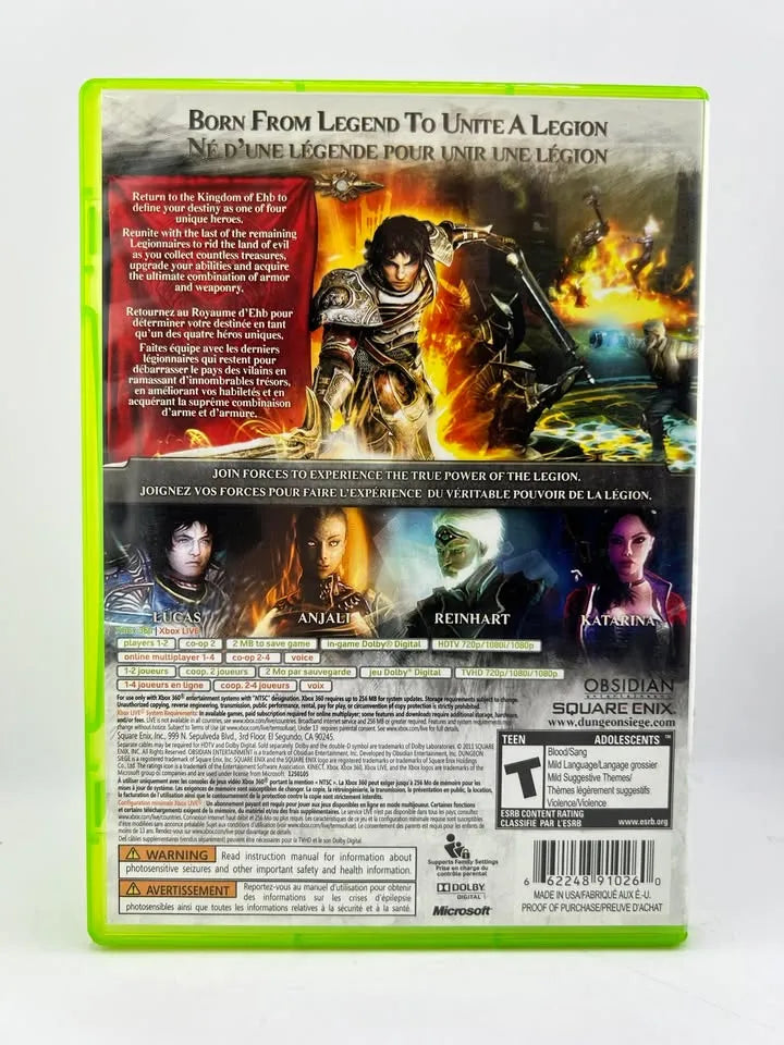 Dungeon Siege III 3 Xbox 360 X360