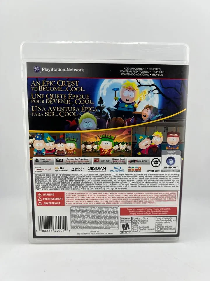 SOUTH PARK: THE STICK OF TRUTH (PLAYSTATION 3 PS3)