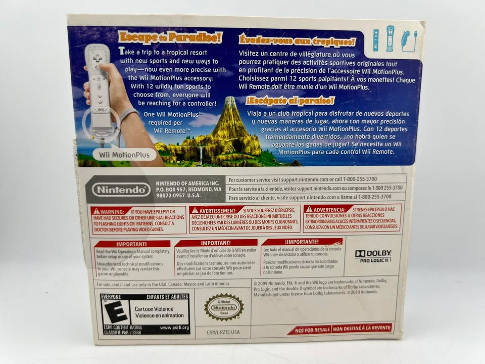 Wii Sports Resort Nintendo Wii