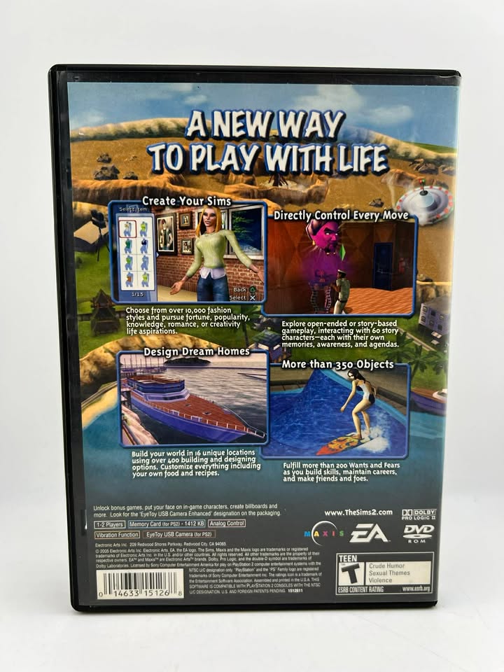 The Sims 2 PLAYSTATION 2 PS2