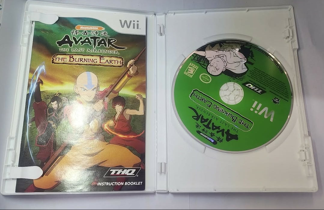 Avatar The Last Airbender The Burning Earth Nintendo Wii