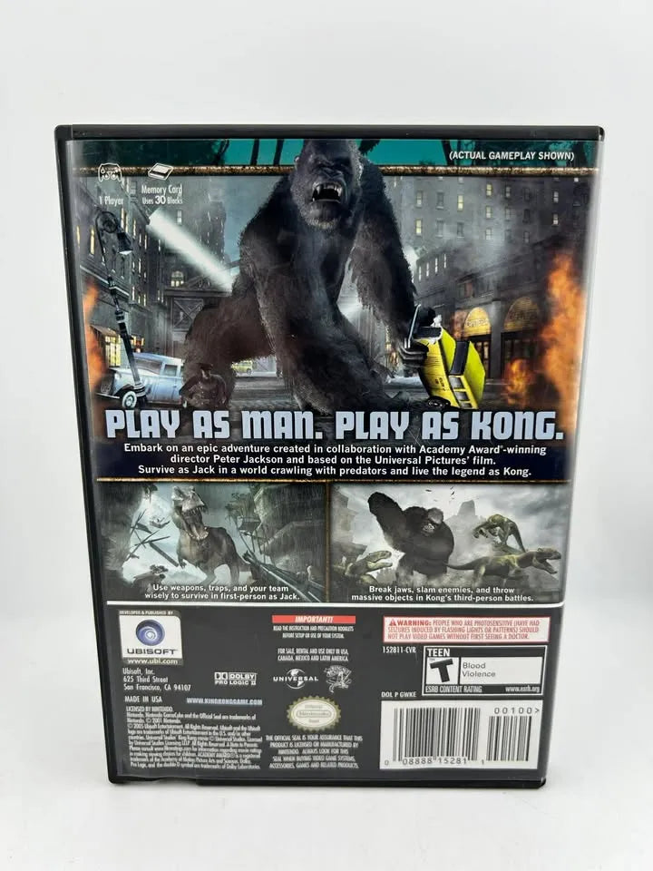 Peter Jackson's King Kong Nintendo GameCube NGC