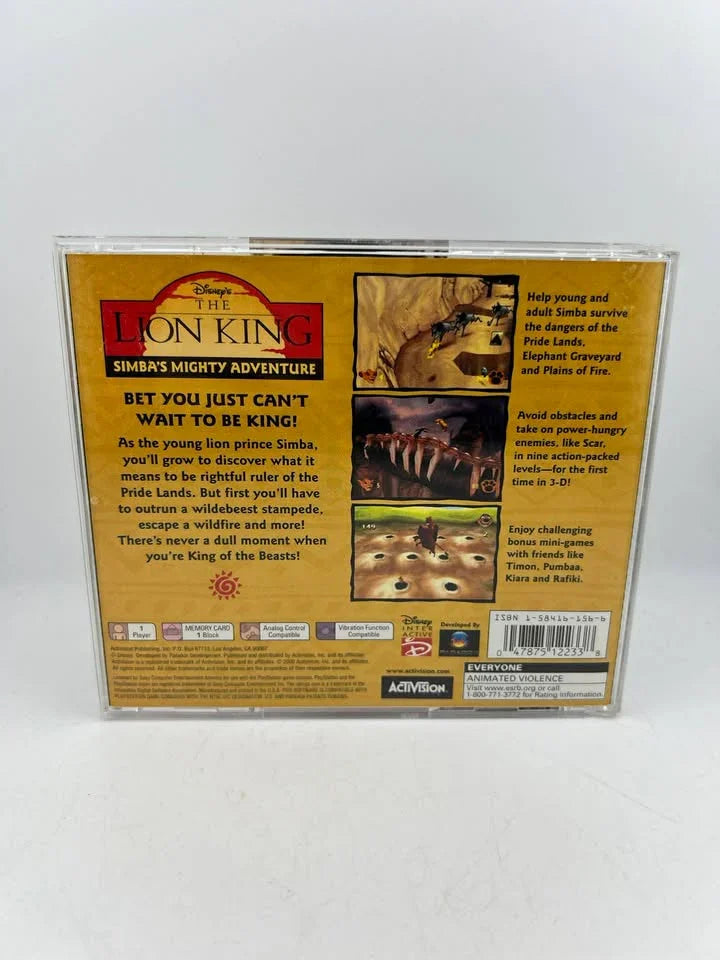 Disney's The Lion King: Simba's Mighty Adventure Playstation PS1