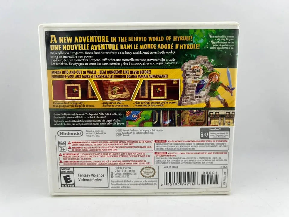 The Legend Of Zelda A Link Between Worlds Nintendo 3DS