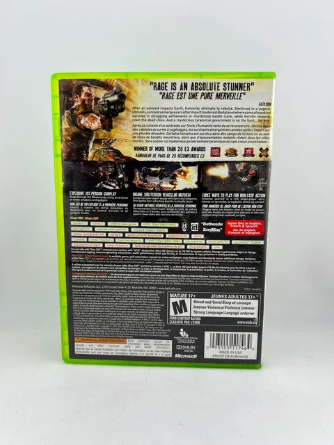 Rage Xbox 360 X360