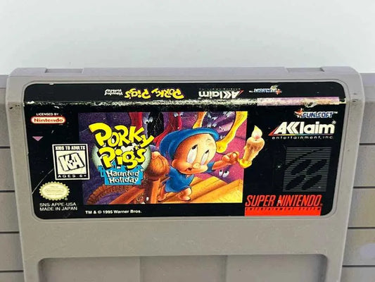 Porky Pig's Haunted Holiday Super Nintendo Snes