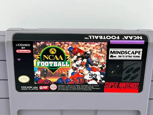 NCAA Football Super Nintendo SNES