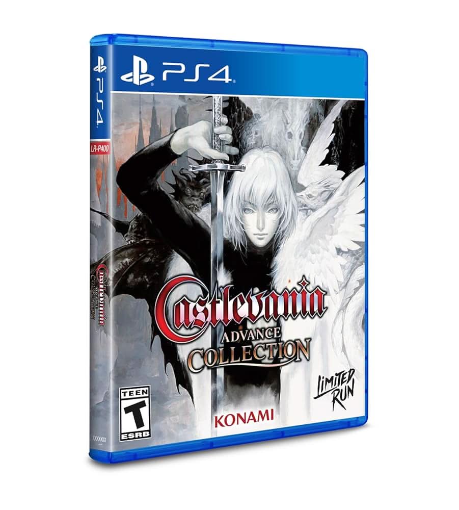 Castlevania Advance Collection Aria Of Sorrow Cover LIMITED RUN LRG #524 Playstation 4 PS4 Konami