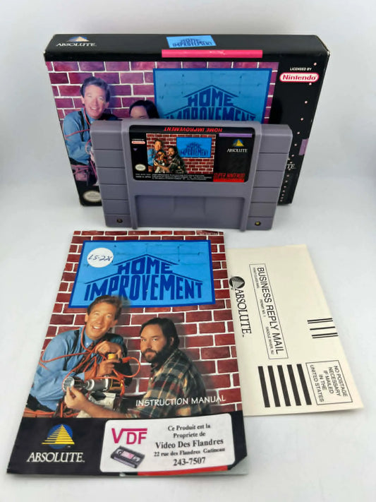 HOME IMPROVEMENT: POWER TOOL PURSUIT! en boite SUPER NINTENDO SNES