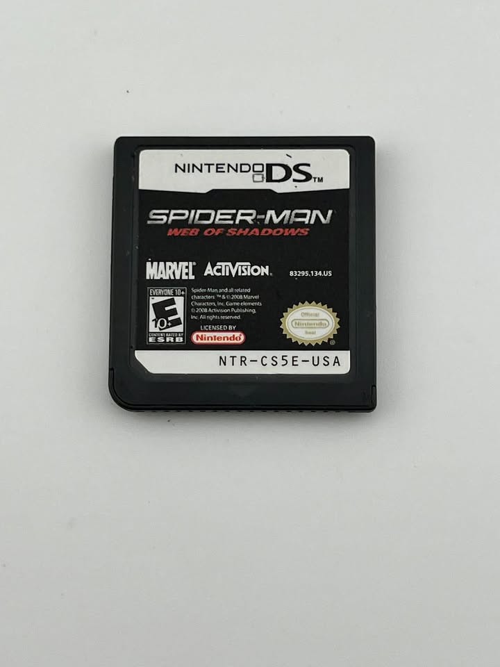 Spiderman Web of Shadows Nintendo DS